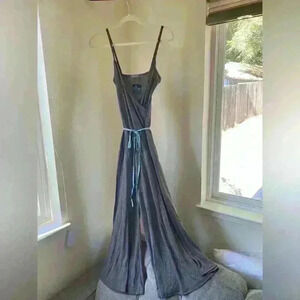 Francesca’s Collection Crystal Candy Strappy Wide-Leg Jumpsuit Size S